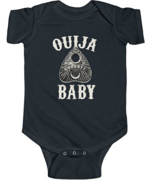 Spirit Ouija Board Baby Bodysuit | Gothic Baby Clothing
